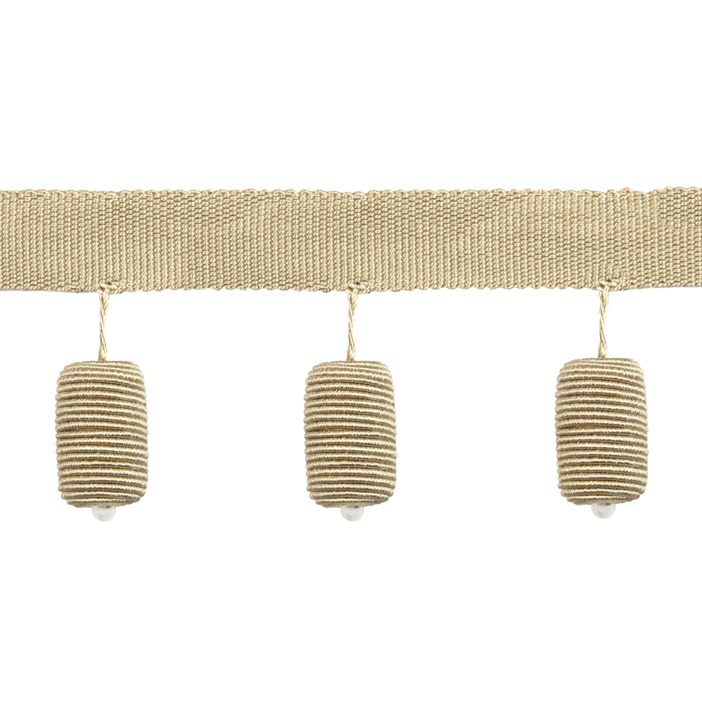 Бахрома "Reps Barrel" RA98 - BEIGE Mirtex бежевый (d18/30мм) (6,5 см)
