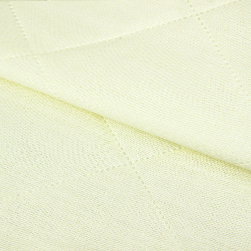 Термостежка из поликоттона "КРУПНЫЙ РОМБ" (11 х 11 см, синтепон 100 г, ткань 115 г) 6022-102110 светло-бежевый 220 см