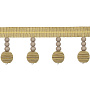 Бахрома "Reps Circle" TP1005 - В5 микс песочный/серо-бежевый (d25мм) (7,5 см)