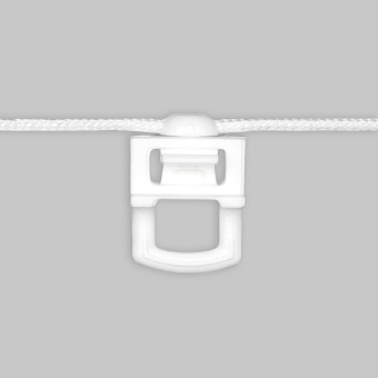 Корд с глайдерами ПОВОРОТНЫЕ для лент системы «Волна» LCD60-WHITE (шаг 6 см)