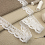 Кружево вязаное 3827 белый, 3 см