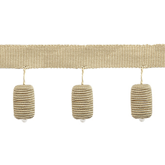 Бахрома "Reps Barrel" RA98 - BEIGE Mirtex бежевый (d18/30мм) (6,5 см)
