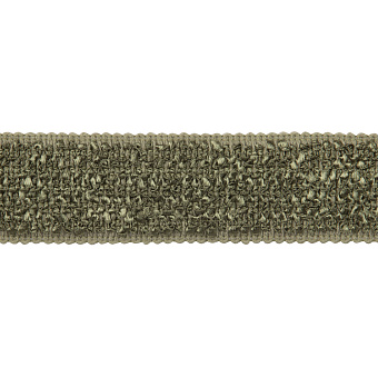 Бордюр для штор "Букле" GP03-81-GRASS MirTex зеленый (4,5 см/25 м)