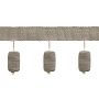 Бахрома "Reps Barrel" RA98 - GREY Mirtex серо-бежевый (d18/30мм) (6,5 см)