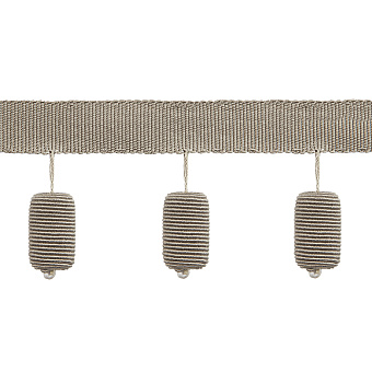 Бахрома "Reps Barrel" RA98 - GREY Mirtex серо-бежевый (d18/30мм) (6,5 см)