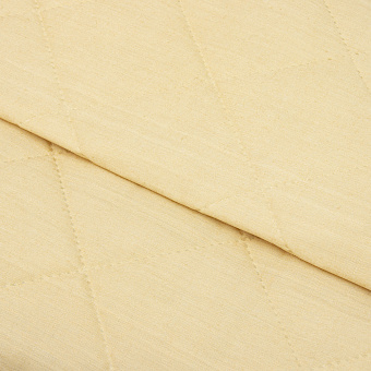 Термостежка из поликоттон "РОМБ 9х9" MirTex 601-Beige 2 бежевый (синтепон 100 г, ткань 115г) 220 см