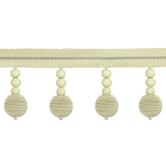 Бахрома "Reps Circle" TP1005 - В10 Mirtex белая скала (d25мм) (7,5 см)