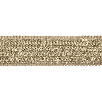 GP03 - 83-CREAM Mirtex песочный (4,5 см/12,5 м) "Букле" Бордюр для штор