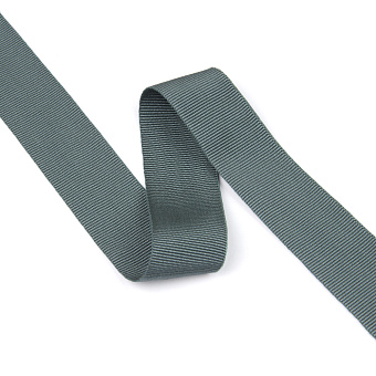 Репсовая лента XB03 (3 см) - 12 темное-утиное яйцо Mirtex (усадка ± 3-4%)