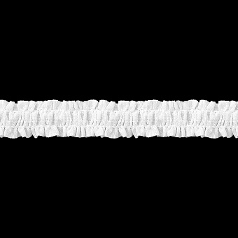 Шторная лента для французских штор MAGAM FZ/4 тканная (К до 1:10,фиксируемая,корд-2 шнура) 2,5 см