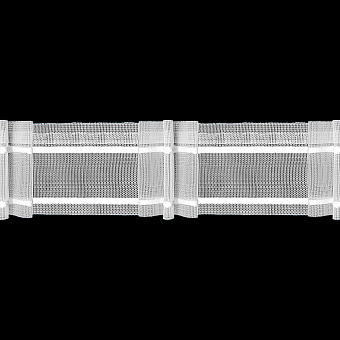 Шторная лента MAGAM Z7/z-200 прозрачная, (К=1:2, корд-2 шнура) 5 см