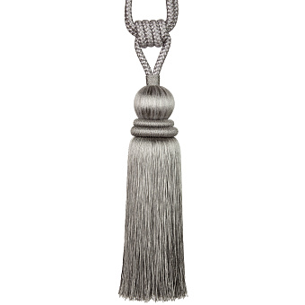 Кисть подхват для штор 1237F-A8300-6 серый Mirtex Premium (DARK GREY) (L70/27см)